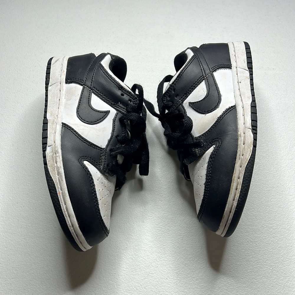 Preschool Nike Dunk Low Black & White Pandas